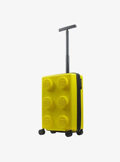 FUL LEGO Signature Brick 2x3 Trolley Expandable Carry-On Luggage Yellow