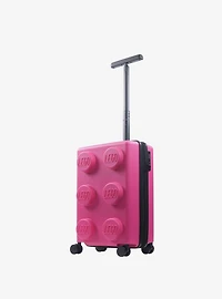 FUL LEGO Signature Brick 2x3 Trolley Expandable Carry-On Luggage Pink