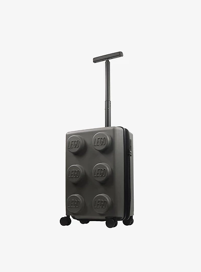 FUL LEGO Signature Brick 2x3 Trolley Expandable Carry-On Luggage Grey
