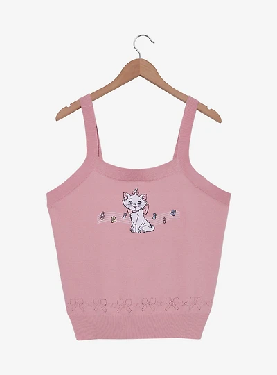 Disney The Aristocats Marie Music Notes Women's Plus Knit Tank - BoxLunch Exclusive