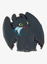 Loungefly DreamWorks How to Train Your Dragon Toothless Sitting Enamel Pin - BoxLunch Exclusive