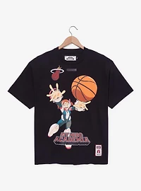 Hyperfly NBA x My Hero Academia Ochaco Miami Heat T-Shirt - BoxLunch Exclusive