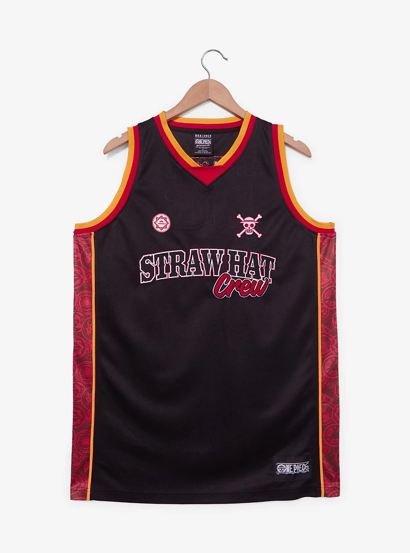 One Piece Straw Hat Crew Luffy Basketball Jersey - BoxLunch Exclusive
