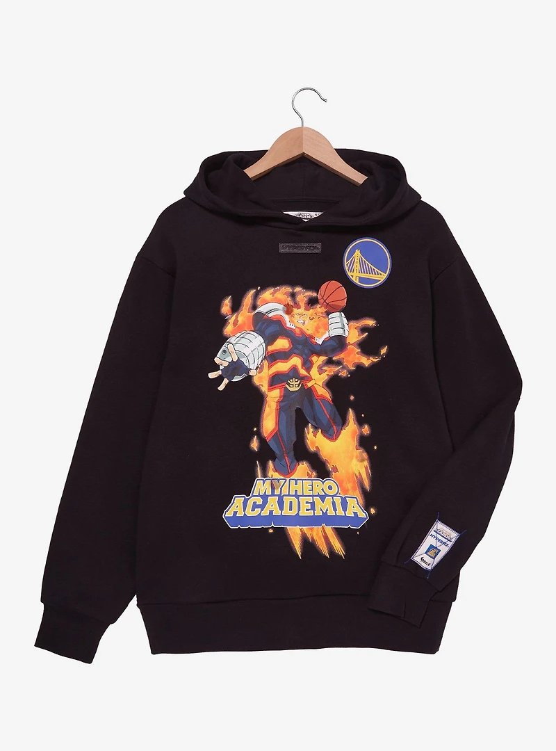 Hyperfly NBA x My Hero Academia Endeavor Golden State Warriors Hoodie - BoxLunch Exclusive