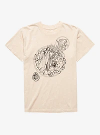 Harry Potter Snape Collage Mineral Wash T-Shirt
