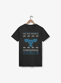 National Lampoon's Christmas Vacation Hap Happiest Ugly Sweater Pattern T-Shirt