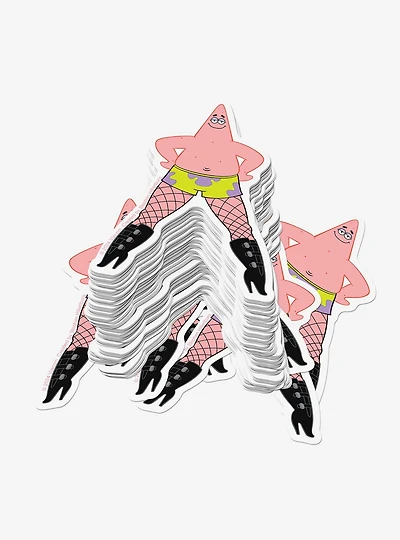 SpongeBob SquarePants Patrick Fishnet Sticker Pack