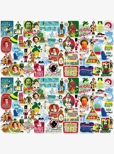 Elf Christmas Cheer Sticker Pack