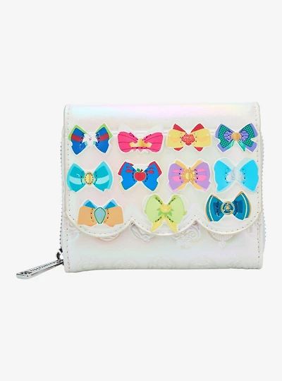 Loungefly Disney Princess Bows Iridescent Wallet - BoxLunch Exclusive