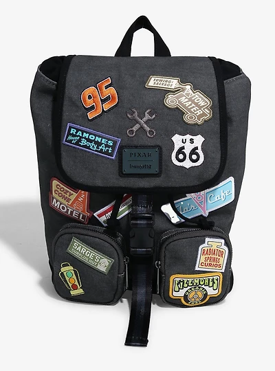 Loungefly Disney Pixar Cars Radiator Springs Patches Mini Backpack - BoxLunch Exclusive