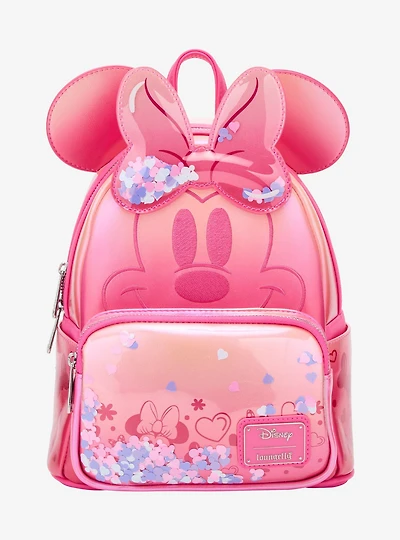 Loungefly Disney Minnie Mouse Pink Confetti Mini Backpack — BoxLunch Exclusive