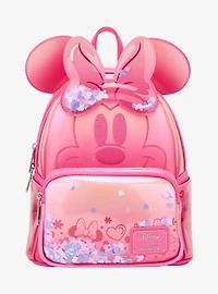 Loungefly Disney Minnie Mouse Pink Confetti Mini Backpack — BoxLunch Exclusive