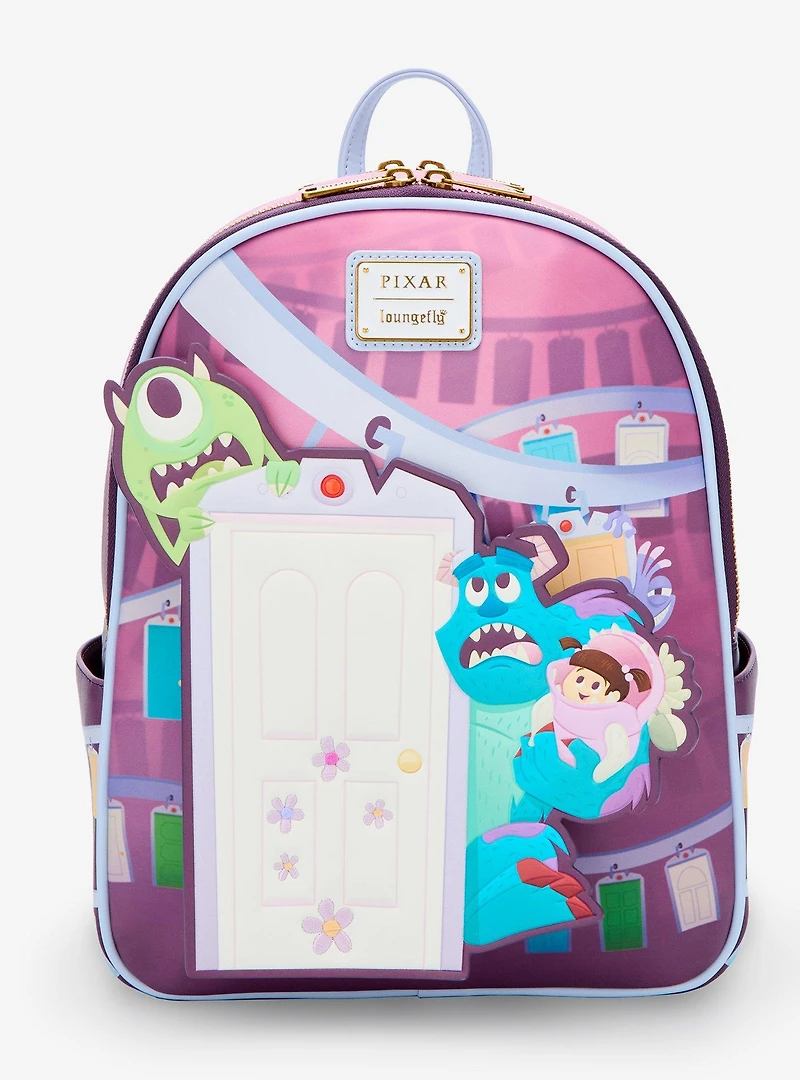 Loungefly Disney Pixar Monsters, Inc. Door Scene Mini Backpack - BoxLunch Exclusive