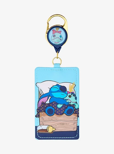 Disney Lilo & Stitch Sleeping Stitch Retractable Lanyard - BoxLunch Exclusive
