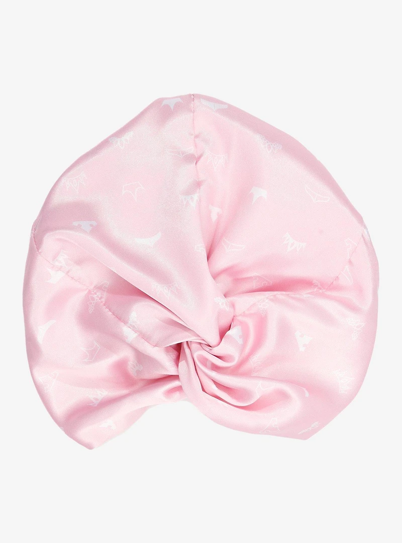 Disney Princess Pink Tiara Double Layered Twist Bonnet — BoxLunch Exclusive