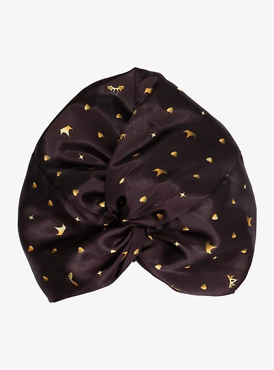 Disney Princess Black Tiara Double Layered Twist Bonnet — BoxLunch Exclusive