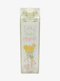 Disney Peter Pan Tinker Bell Floral Milk Carton Water Bottle - BoxLunch Exclusive