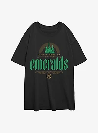 Wicked Emerald Oz Womens Oversized T-Shirt