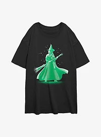 Wicked Elphaba Witch Womens Oversized T-Shirt