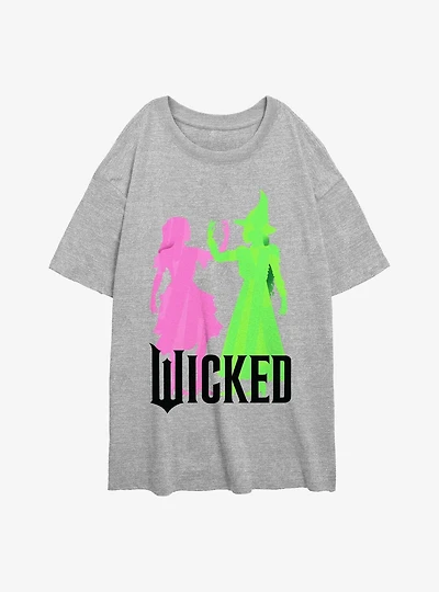 Wicked Witches Together Womens Oversized T-Shirt