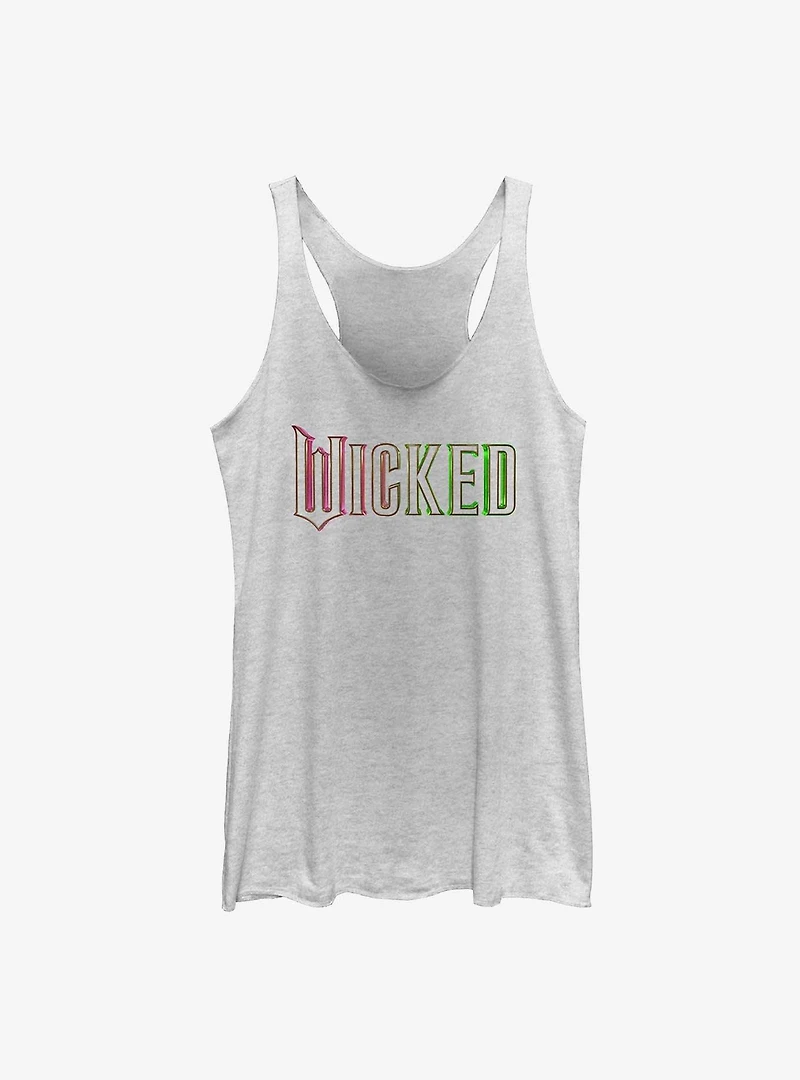 Wicked Green And Pink Logo Womens Tank