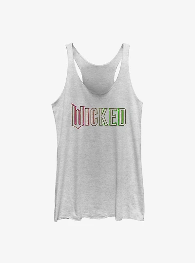 Wicked Green And Pink Logo Womens Tank