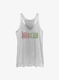 Wicked Green And Pink Logo Womens Tank