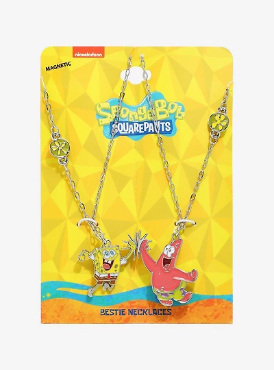 SpongeBob SquarePants Patrick & SpongeBob Magnetic Bestie Necklace Set - BoxLunch Exclusive