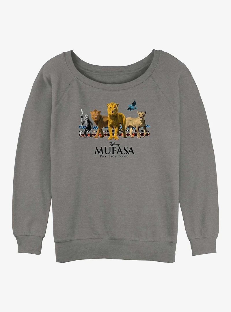 Mufasa: The Lion King Group Womens Slouchy Sweatshirt