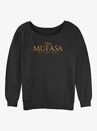 Mufasa: The Lion King Logo Womens Slouchy Sweatshirt