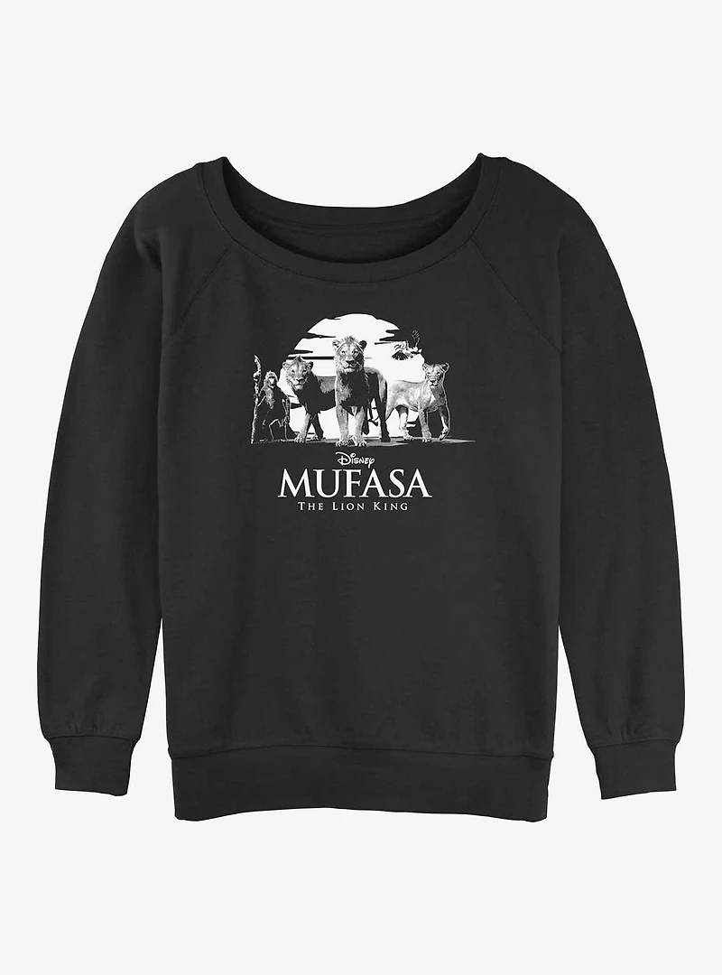 Mufasa: The Lion King Sunset Womens Slouchy Sweatshirt