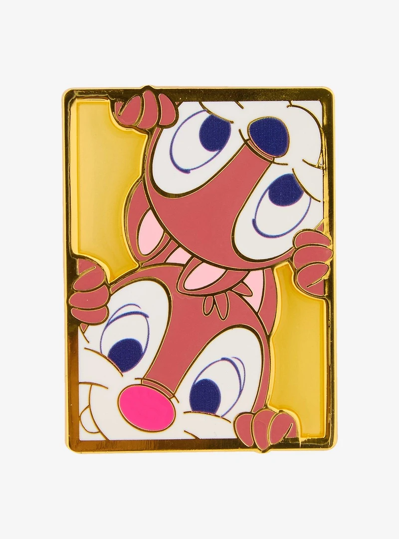 Disney Chip & Dale Stained Glass Portrait Enamel Pin - BoxLunch Exclusive