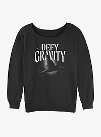 Wicked Defy Gravity Womens Slouchy Sweatshirt