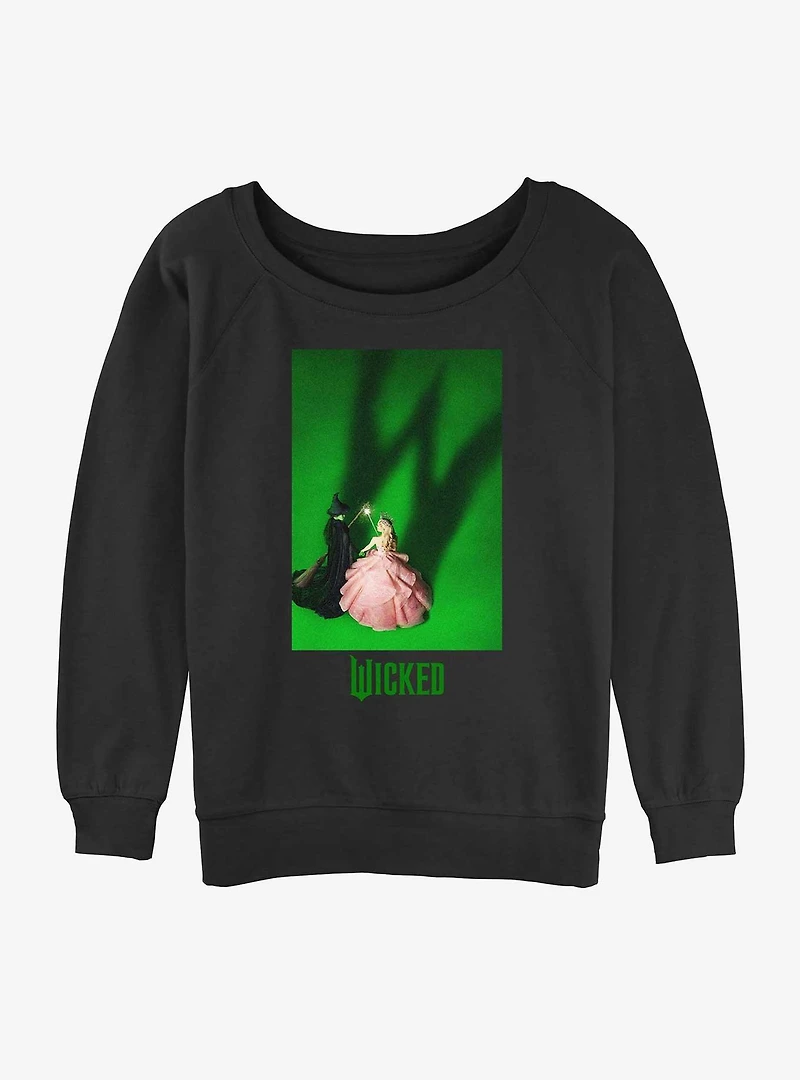 Wicked Poster Womens Slouchy Sweatshirt