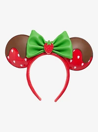 Loungefly Minnie Mouse Chocolate Dipped Strawberry Ears - BoxLunch Exclusive