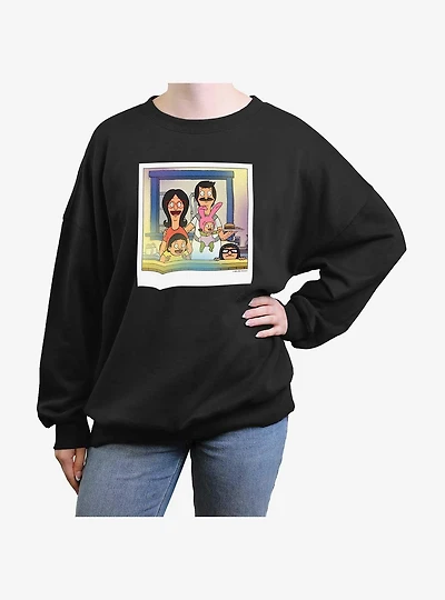 Bob's Burgers Belcher Poarloid Womens Oversized Sweatshirt