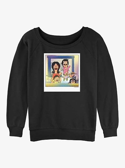 Bob's Burgers Belcher Poarloid Womens Slouchy Sweatshirt