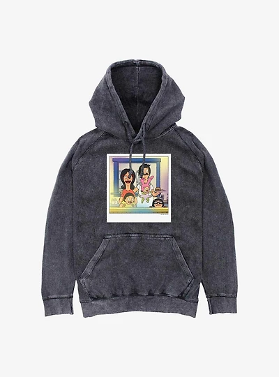 Bob's Burgers Belcher Poarloid Mineral Wash Hoodie