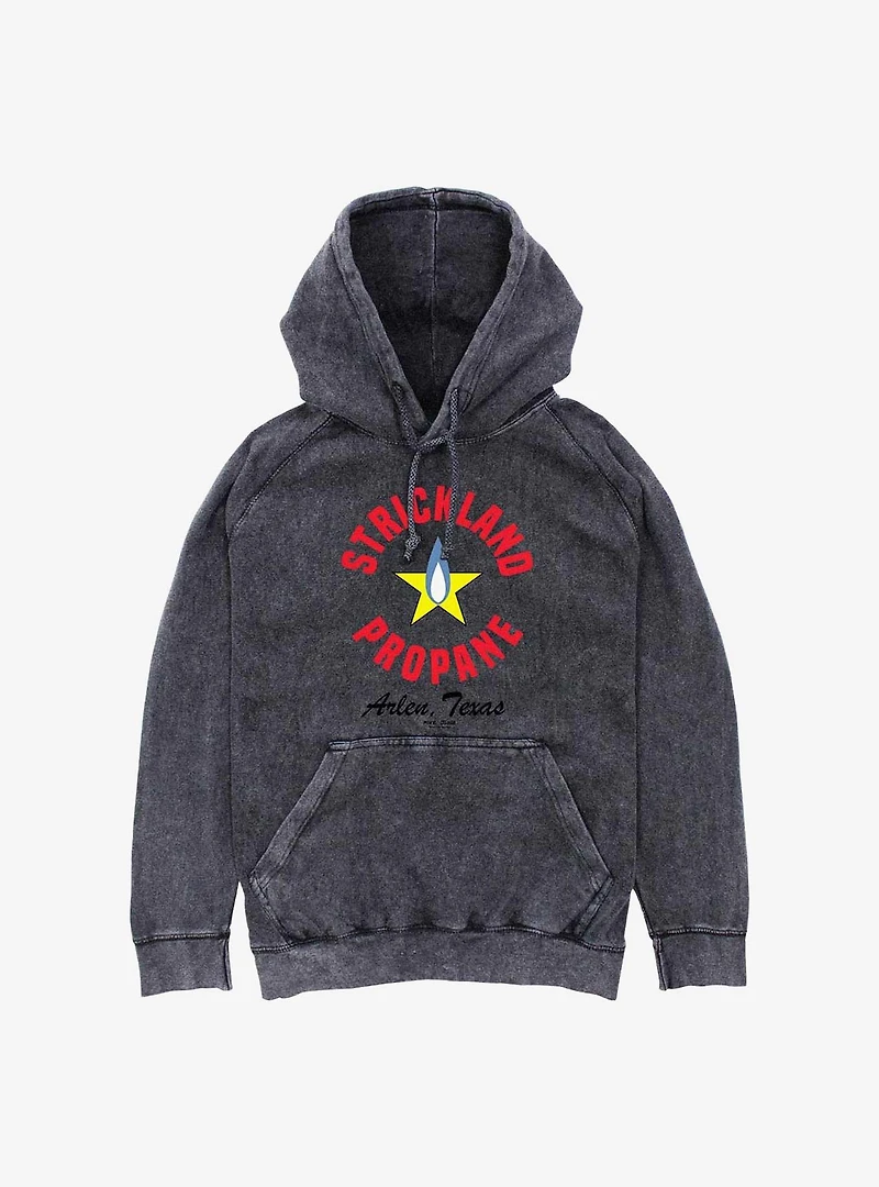 King Of The Hill Strickland Propane Logo Mineral Wash Hoodie