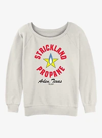 King Of The Hill Strickland Propane Logo Womens Slouchy Sweatshirt