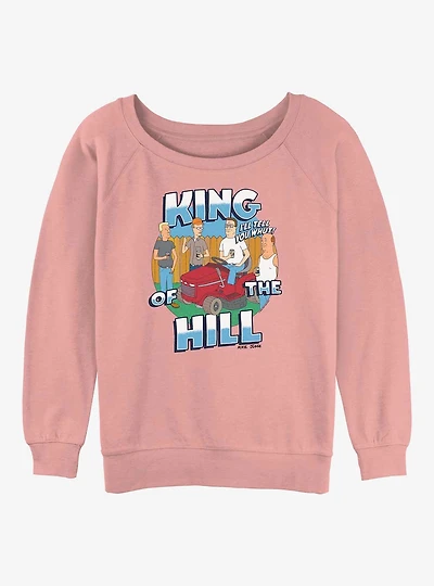 King Of The Hill Ill Tell You Whut Womens Slouchy Sweatshirt