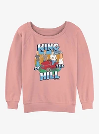 King Of The Hill Ill Tell You Whut Womens Slouchy Sweatshirt