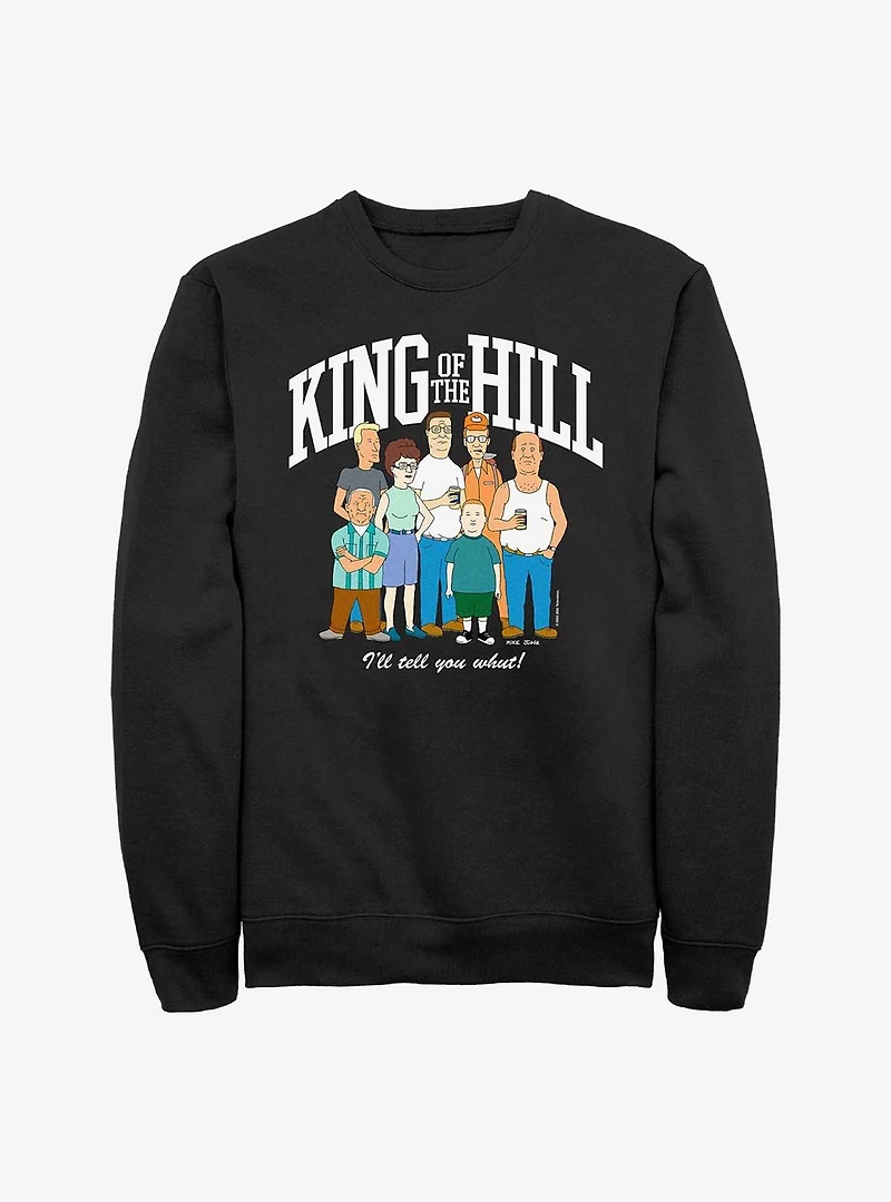 King Of The Hill Group Portrait  Sweatshirt