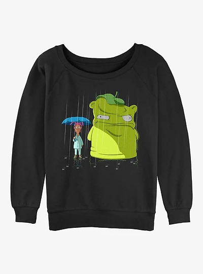 Bob's Burgers Kuchi Kopi Womens Slouchy Sweatshirt
