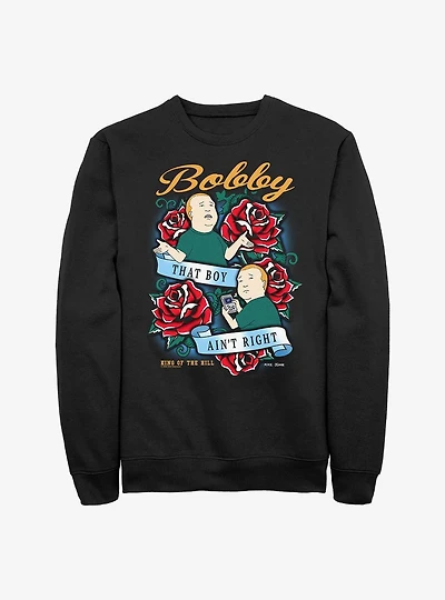 King Of The Hill Bobby Tattoo Style Sweatshirt