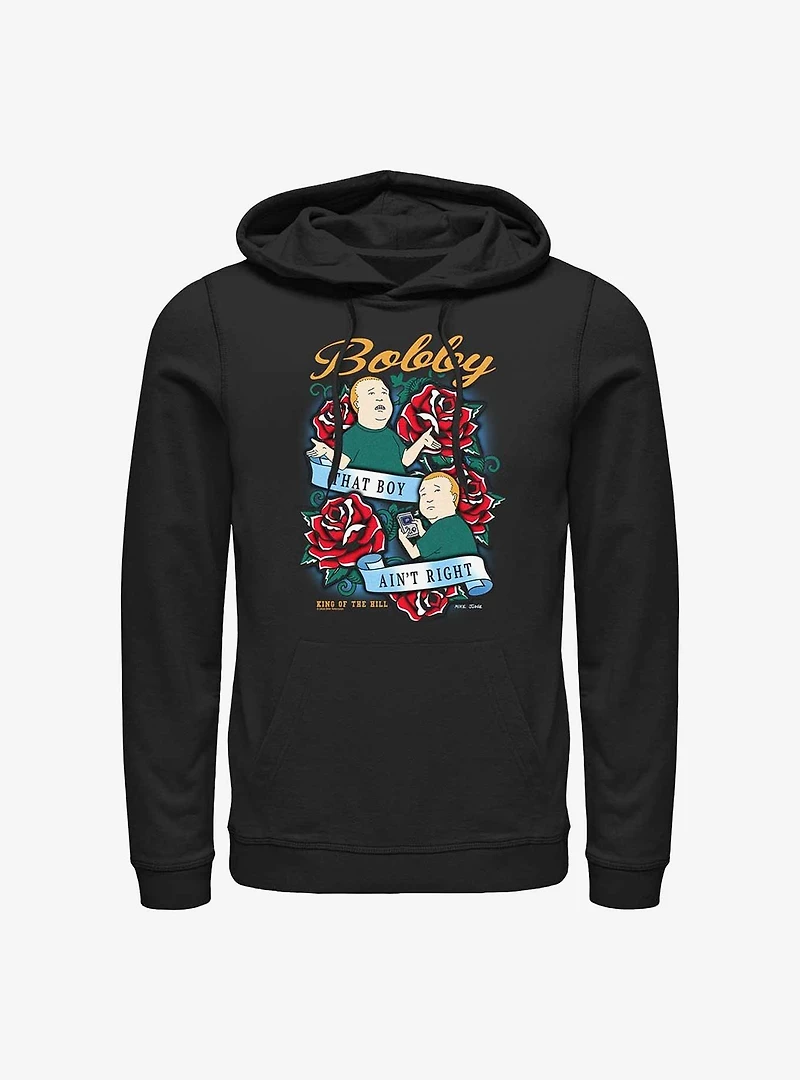 King Of The Hill Bobby Tattoo Style Hoodie