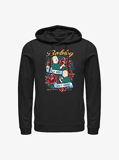 King Of The Hill Bobby Tattoo Style Hoodie