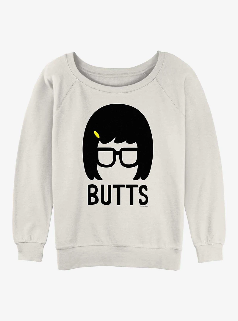 Bob's Burgers Butts Womens Slouchy Sweatshirt