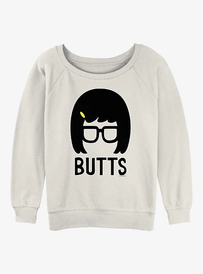 Bob's Burgers Butts Womens Slouchy Sweatshirt