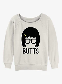 Bob's Burgers Butts Womens Slouchy Sweatshirt